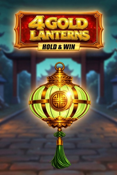 4 Gold Lanterns Hold & Win Slot bei Cleobetra Casino